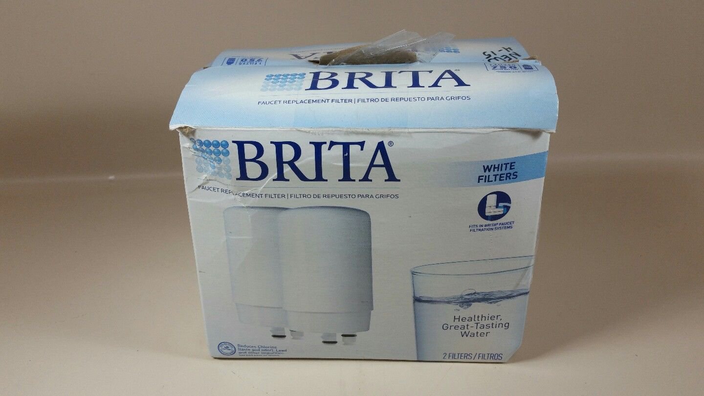Brita faucet replacement filter 2 twin packs open box