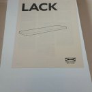 Ikea Lack Wall Shelf 43 1/4" by 10 1/4" white