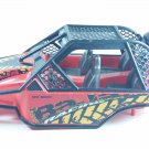 Crawler body hard shell 1:10 scale Baja red buggy New Bright