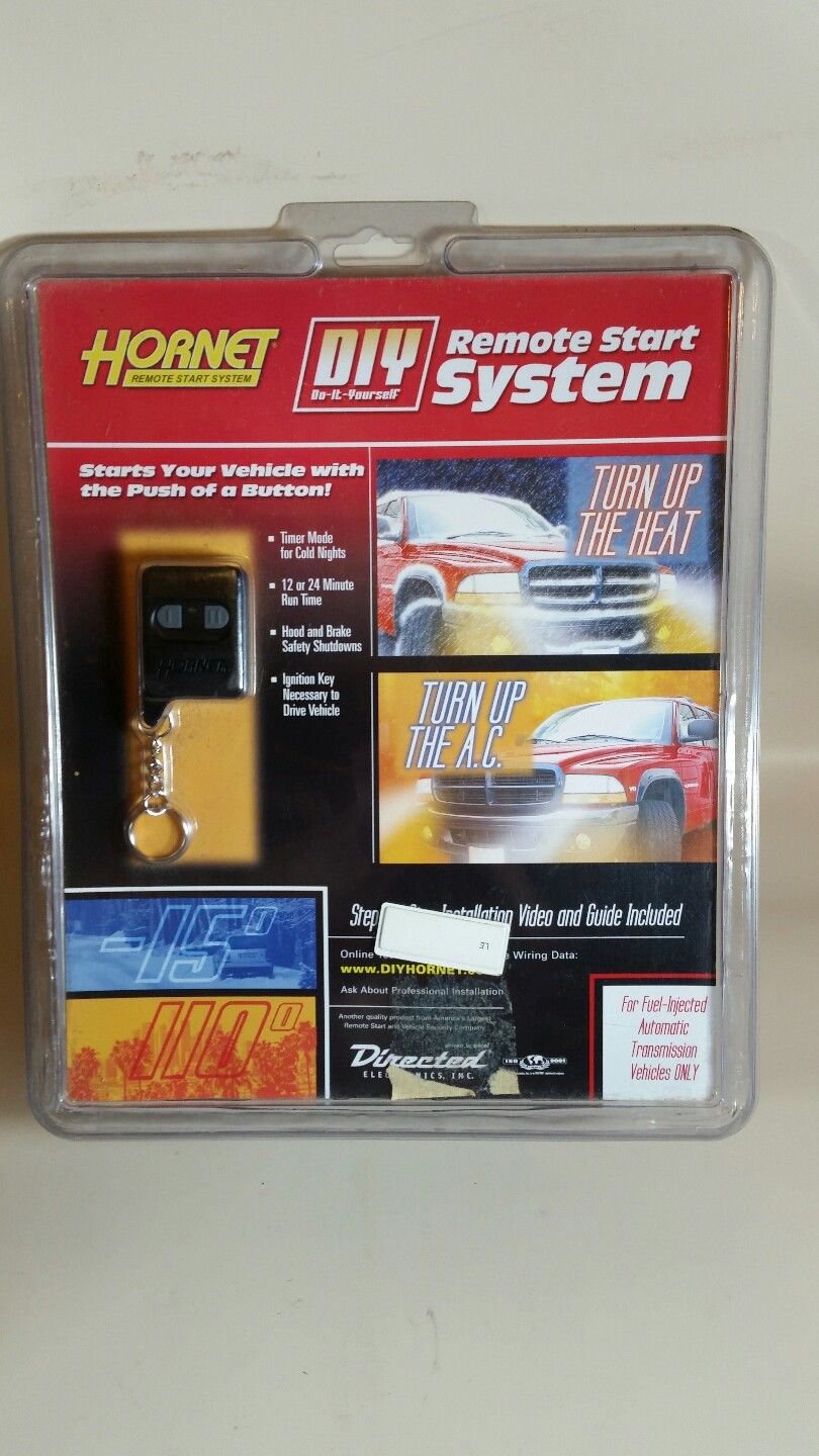 Hornet diy remote start system