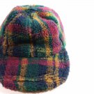 American Eagles Outfitters hat plaid fuzzy adjustable size