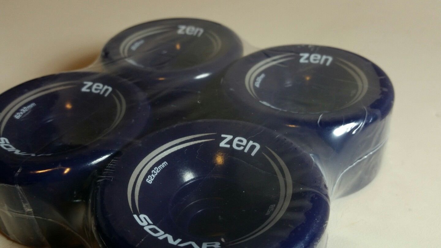 Zen Sonar Skateboard Wheels only 62X32 set of 4