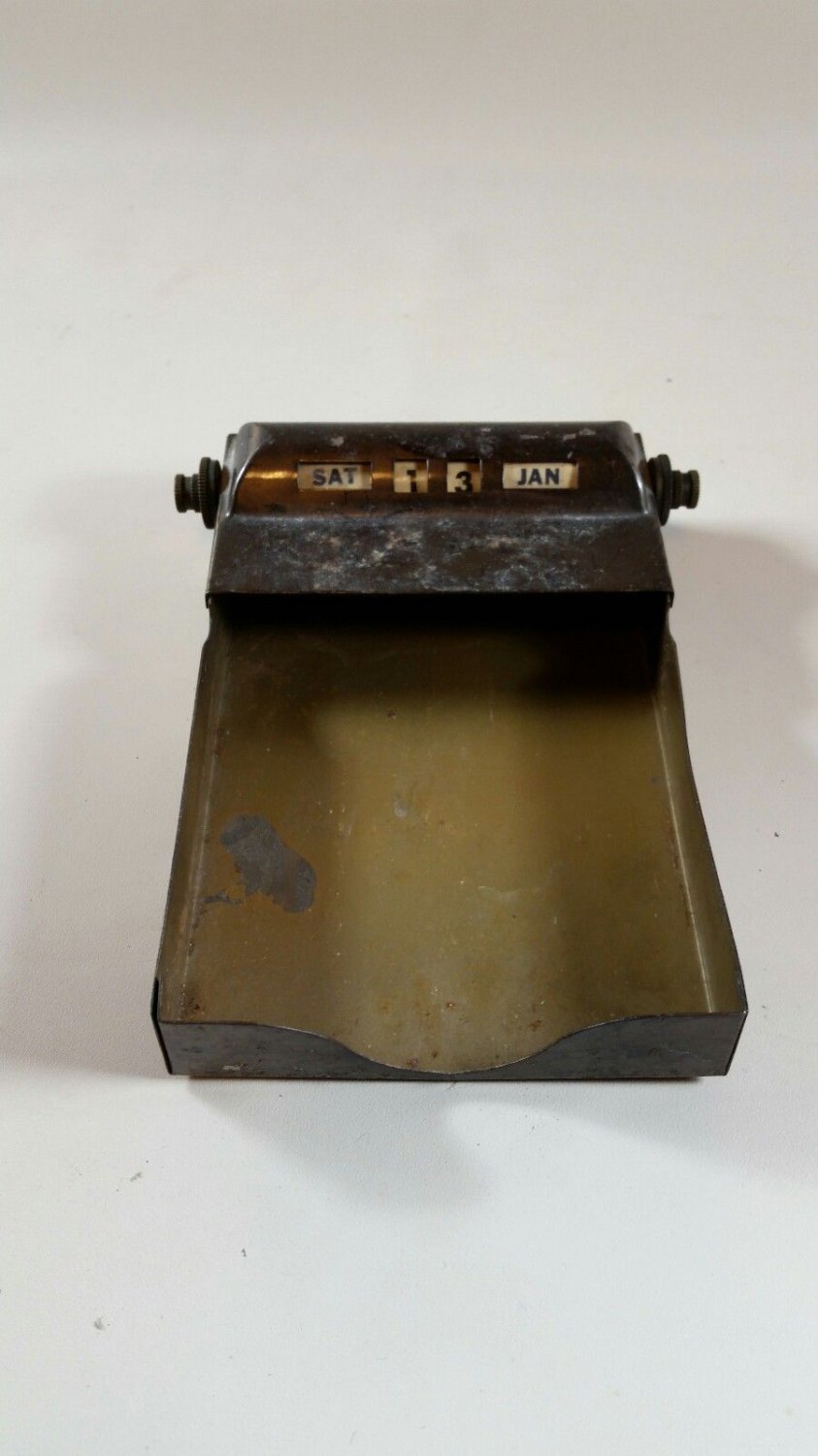 Park Sherman perpetual calendar note pad holder