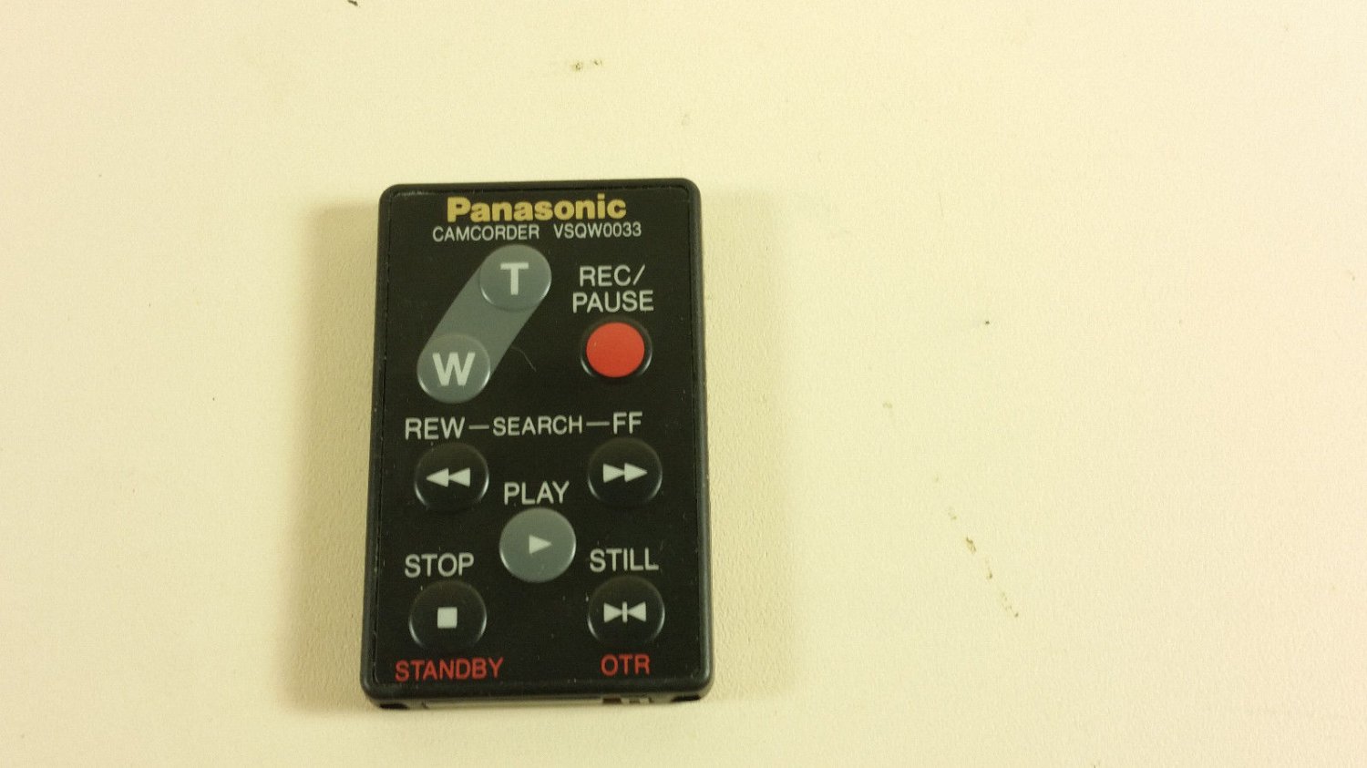 Panasonic Palmcorder IQ PV-D506 remote replacement VSQW0033 IR LED tested