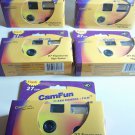 Disposable camera lot CamFun 5 pieces 27 exposures expired Dec 2014