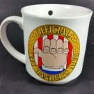 Official left handers cup coffee mug trick novelty
