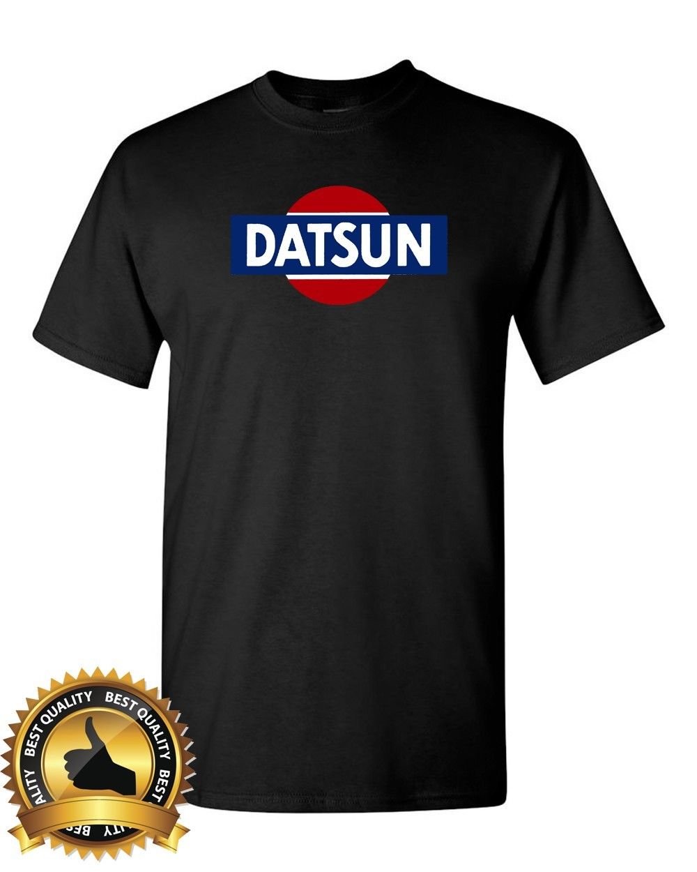 DATSUN White RETRO Logo New!! Custom GILDAN T Shirt Basic Tee Size S/M/L/XL/2XL