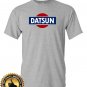 DATSUN White RETRO Logo New!! Custom GILDAN T Shirt Basic Tee Size S/M/L/XL/2XL
