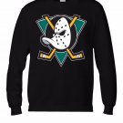 Black Mighty Ducks NHL Hockey Team Men Sweatshirt