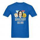 NEW BRIGSBY BEAR MOVIE Logo Custom Gildan S-XXL yellow blue dark blue