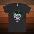 DC Comics NEW Black Mens Crewneck Joker T-SHIRT Custom Gildan S-XXL