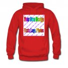 Customize your own design/text/logo Red Hoodie Sweatshirt S M L XL 2XL