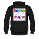 Customize your own design/text/logo Black Hoodie Sweatshirt S M L XL 2XL