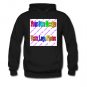Customize your own design/text/logo Black Hoodie Sweatshirt S M L XL 2XL
