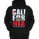California Republic Bear Flag Hoodie Pullover Fleece Hoodie Sweatshirt