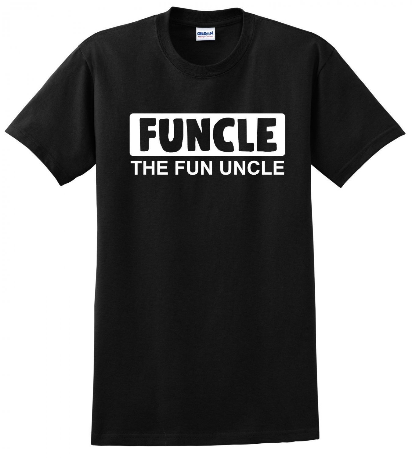 FUNCLE T-Shirt The Fun Uncle Funny Humor Family Best Uncle Custom Gildan S-XXL