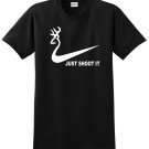 Just Shoot It Hunting Funny Shooting Gun Rights Hunter Custom Gildan S-XXL