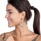 Double Color Bollywood Designer Vintage Ethnic Trishul Jhumka Earrings for Women