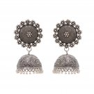 Festive & Daily wear Handmade Ethnic Silver Oxidized Long Clutch Back Earrings