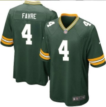 Packers #4 Brett Favre Green Stitched Game Jersey