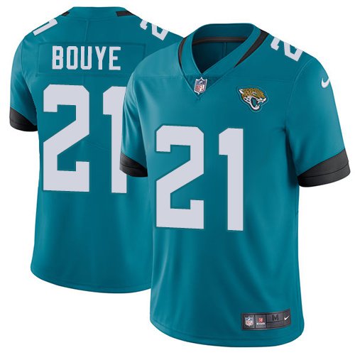 Jaguars #21 A.J. Bouye Teal Green Men's Stitched Limited Jersey