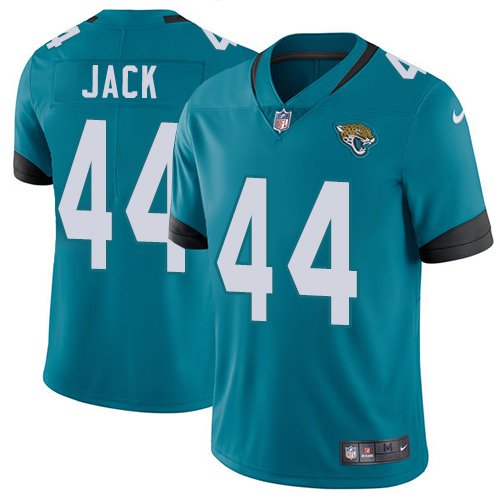 Jaguars #44 Myles Jack Teal Green Men's Stitched Limited Jersey