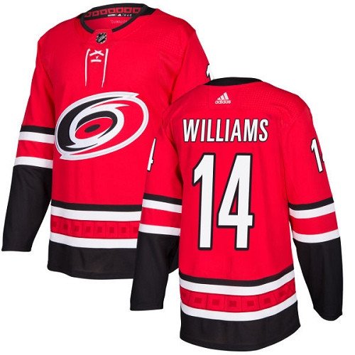 Justin Williams Men's Carolina Hurricanes Stitched Home Red Jersey
