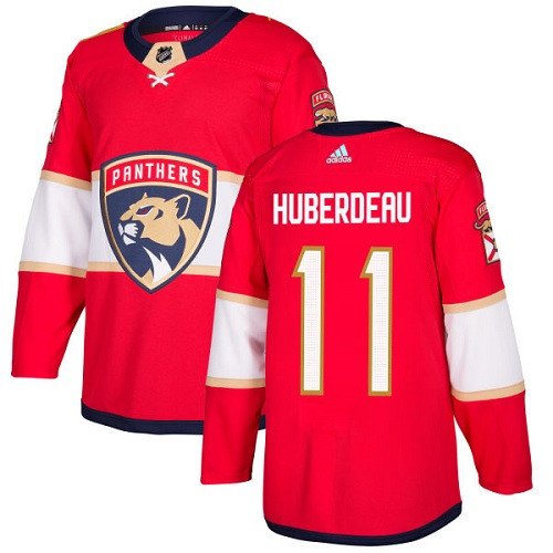 Jonathan Huberdeau Men's Florida Panthers Stitched Home Red Jersey