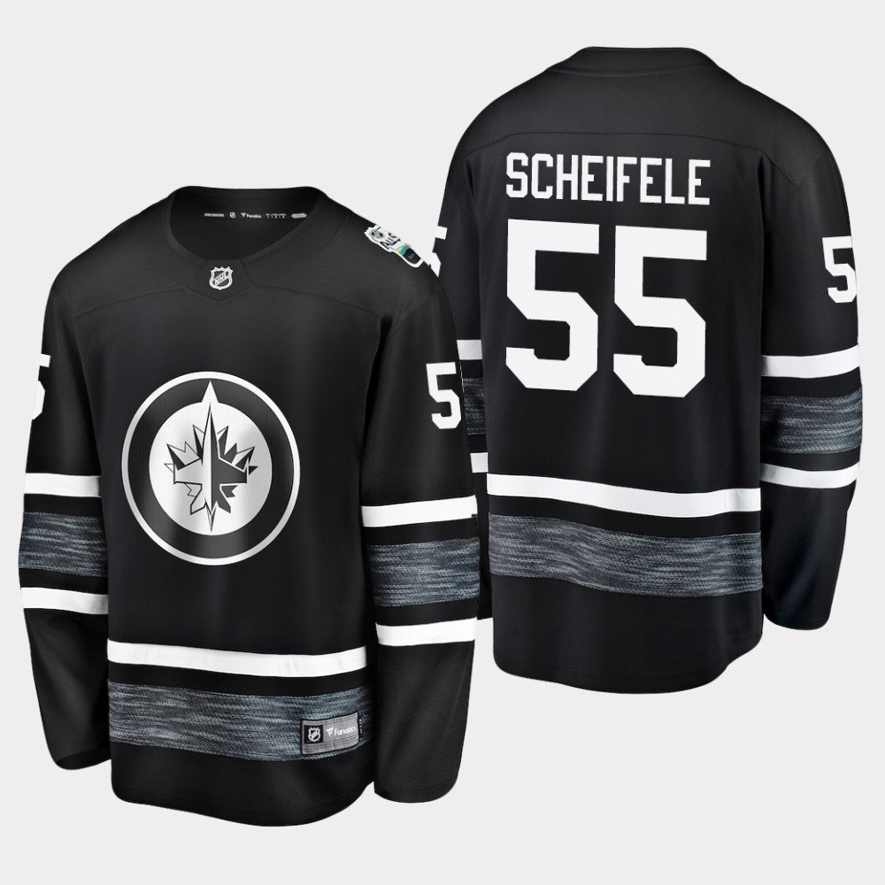 Men'S Jets Mark Scheifele 2019 All-Star Game Parley Stitched Jersey Black