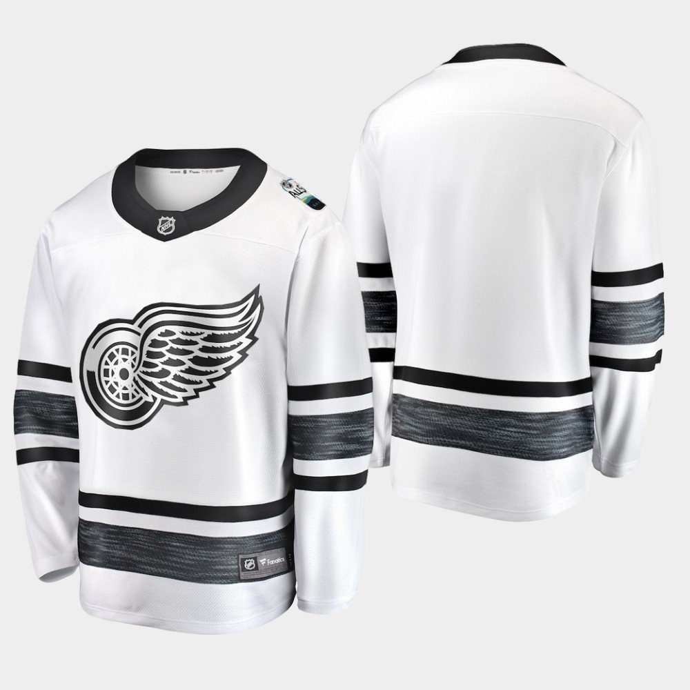 Detroit Red Wings 2019 All-Star Game Parley White Stitched Jersey