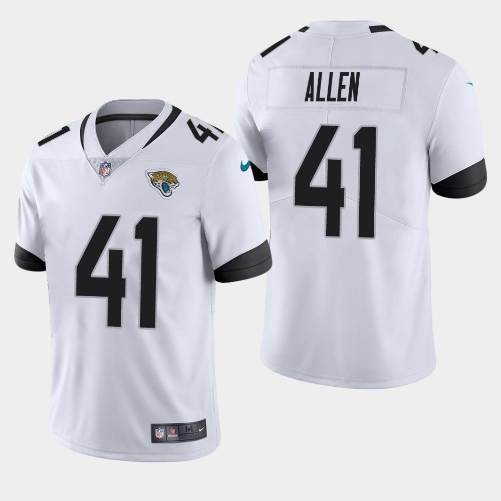 Men's 2019 Jacksonville Jaguars #41 Josh Allen Limited White Jersey