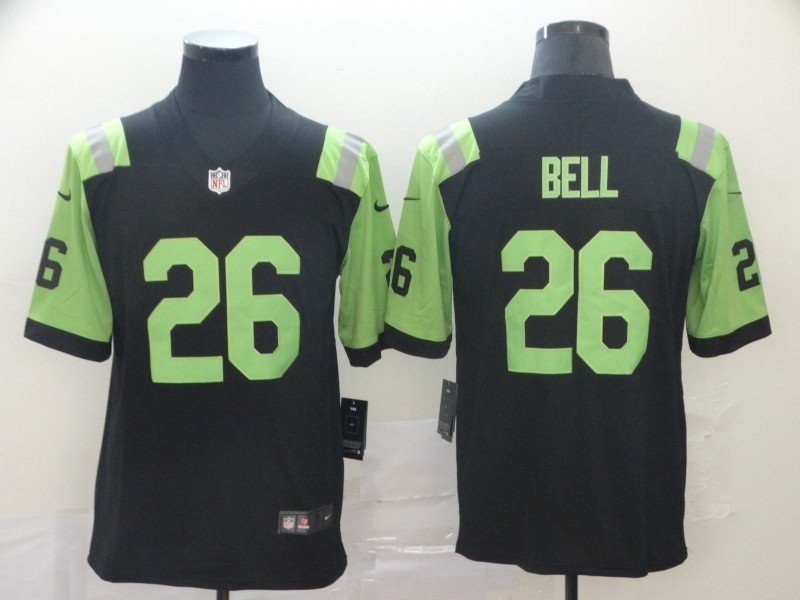 Men's Jets 26 Le'veon Bell City Edition Green Stitched Jersey