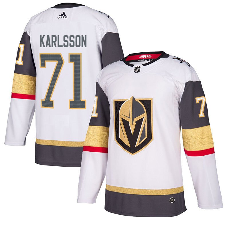 Vegas Golden Knights #71 William Karlsson White Away Stitched Jersey