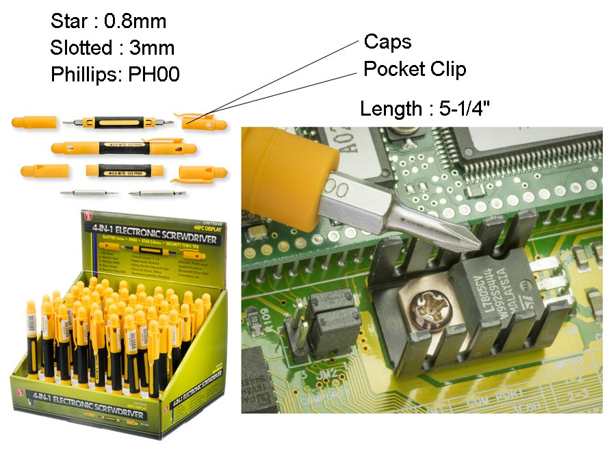 48pc Display 4 in 1 Electronic Screwdriver