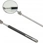 24Pc Display-2"/22" Black Handle Telescopic Inspection Mirror W/Pocket Clip