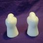 White Ceramic/Porcelain Goose Head Salt and Pepper Shakers