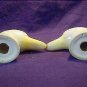 White Ceramic/Porcelain Goose Head Salt and Pepper Shakers