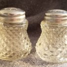 Mini Hobnail Glass Salt and Pepper Shaker