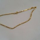 14k Gold plated 2mm Figaro 15 inch necklace  lifetime warranty