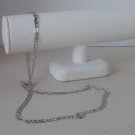 14k White Gold Plated  4mm Figaro chain 24 inch Lifetime warranty