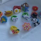 Mixed Lot of 250 pcs kids rings great for bath bombs for kids or flea markets