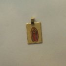14k Gold Plated Our Lady of Guadalupe picture pendant Lifetime warranty