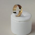 14K Gold plated  Milligrain Wedding Band 6 MM sizes  4- 13 lifetime warranty