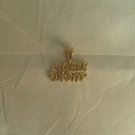 24K Gold Plated Talking Super Mom  Pendant Charm Lifetime warranty