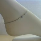 14k white gold plated snake ankle bracelet lifetime warranty