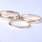 14K Yellow Gold plated 6MM  Wedding band ring sizes 4-13 lifetime warranty