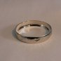 Rhodium plated Etched Bangle Bracelet 12MM Wide lifetime guarantee