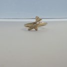 14K Gold plated  Dolphin Ring Sizes  1.25 AND  3.25Lifetime warranty