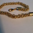 Brand New gold plated fancy byzantine bracelet lifetime warranty