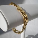 14k Gold Plated  Figaro Bracelet 10MM Wide Your Choice Lifetime warranty